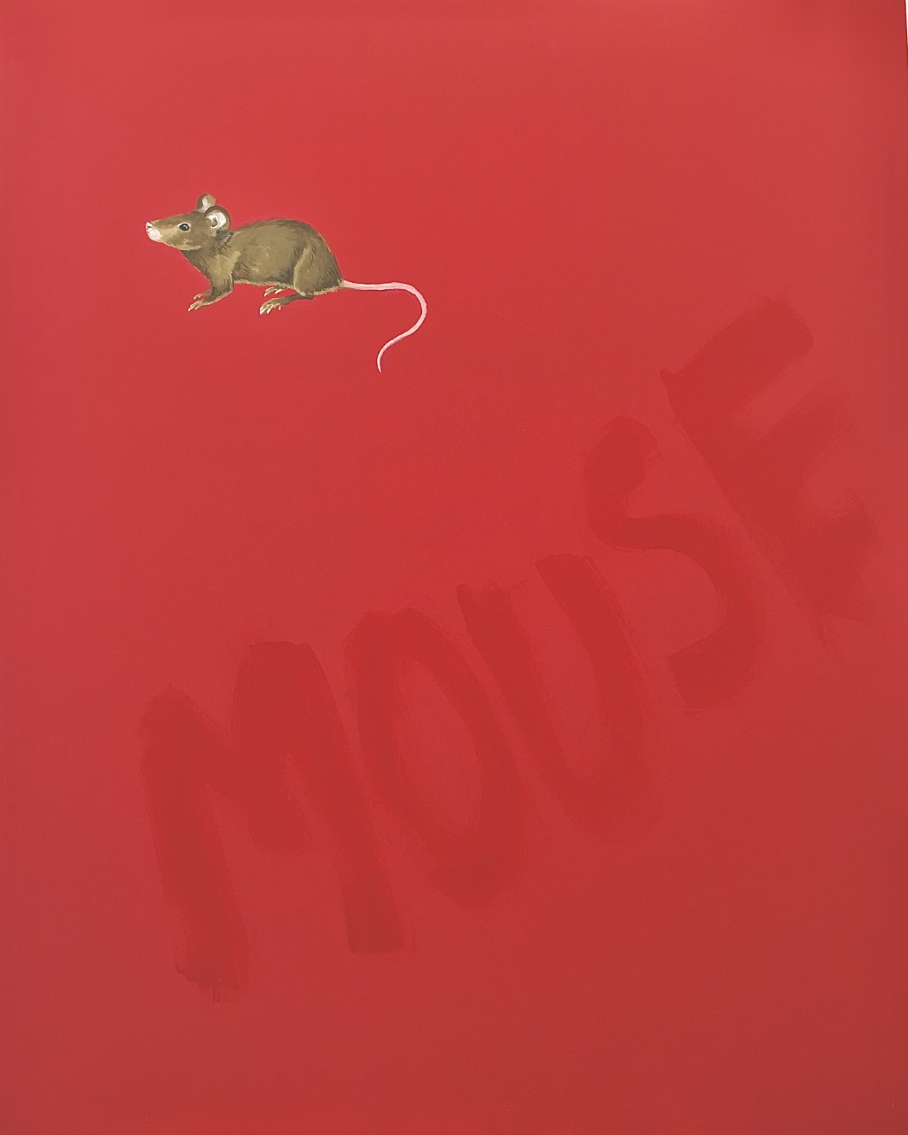 MOUSE, acrylic paint